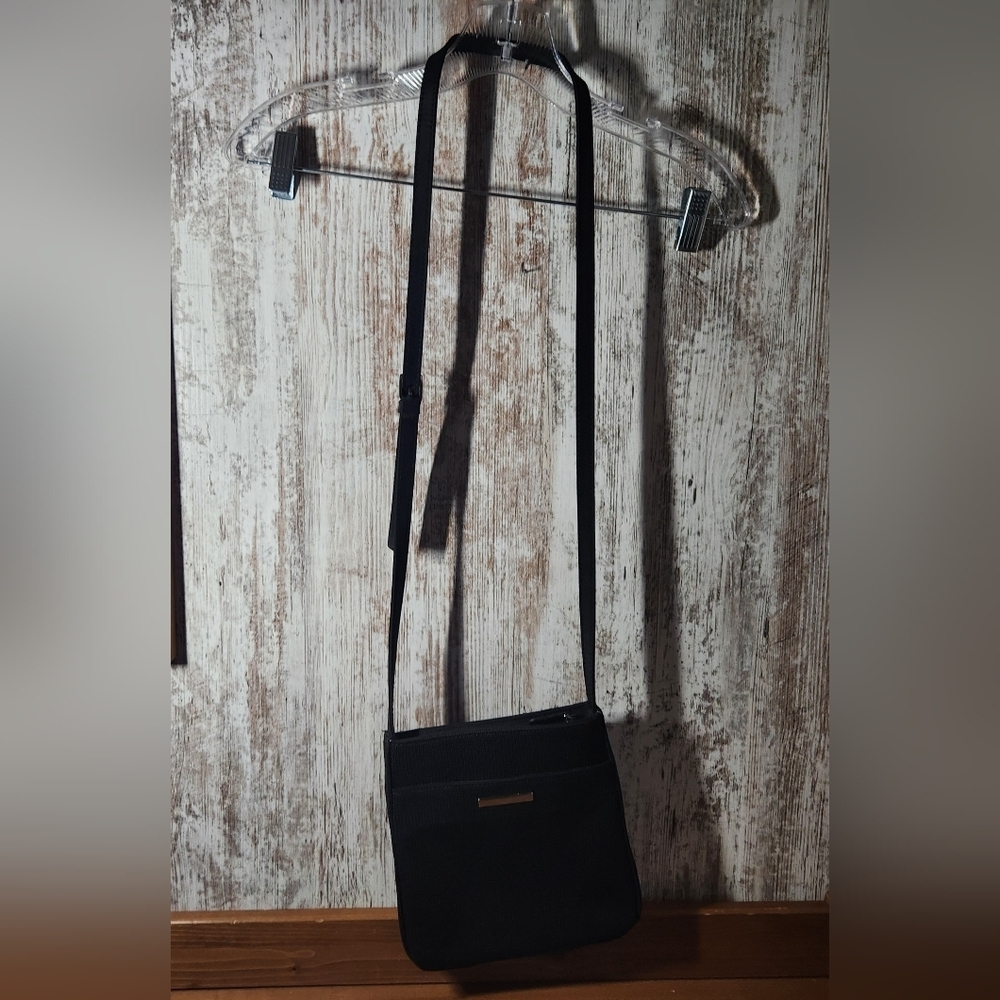 Black Crossbody Bag Purse Small Adjusrable Strap No Branding